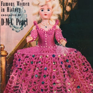 Vintage Crochet Patterns Instant Download Complete Book for Famous Doll ...