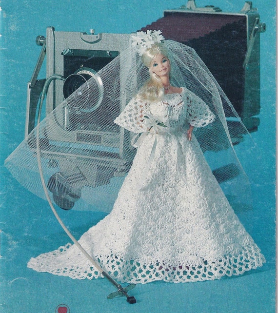 crochet barbie wedding dress pattern Barbie Wedding Dress PDF Crochet Pattern