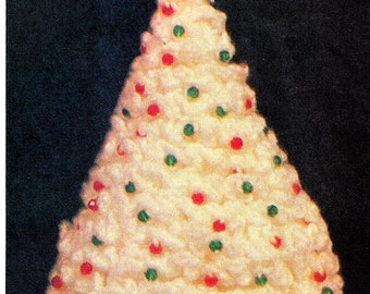 Vintage Crochet Pattern for Beaded Christmas Tree INSTANT DOWNLOAD PDF