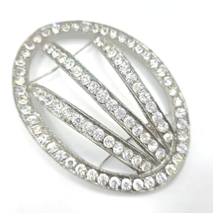 Antique Diamante Oval Applique, Gunmetal Dress Embellishment
