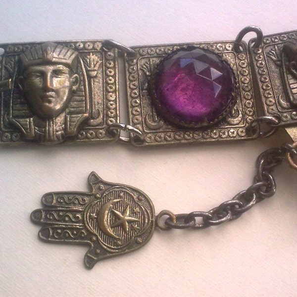 Egyptian Art Deco Bracelet