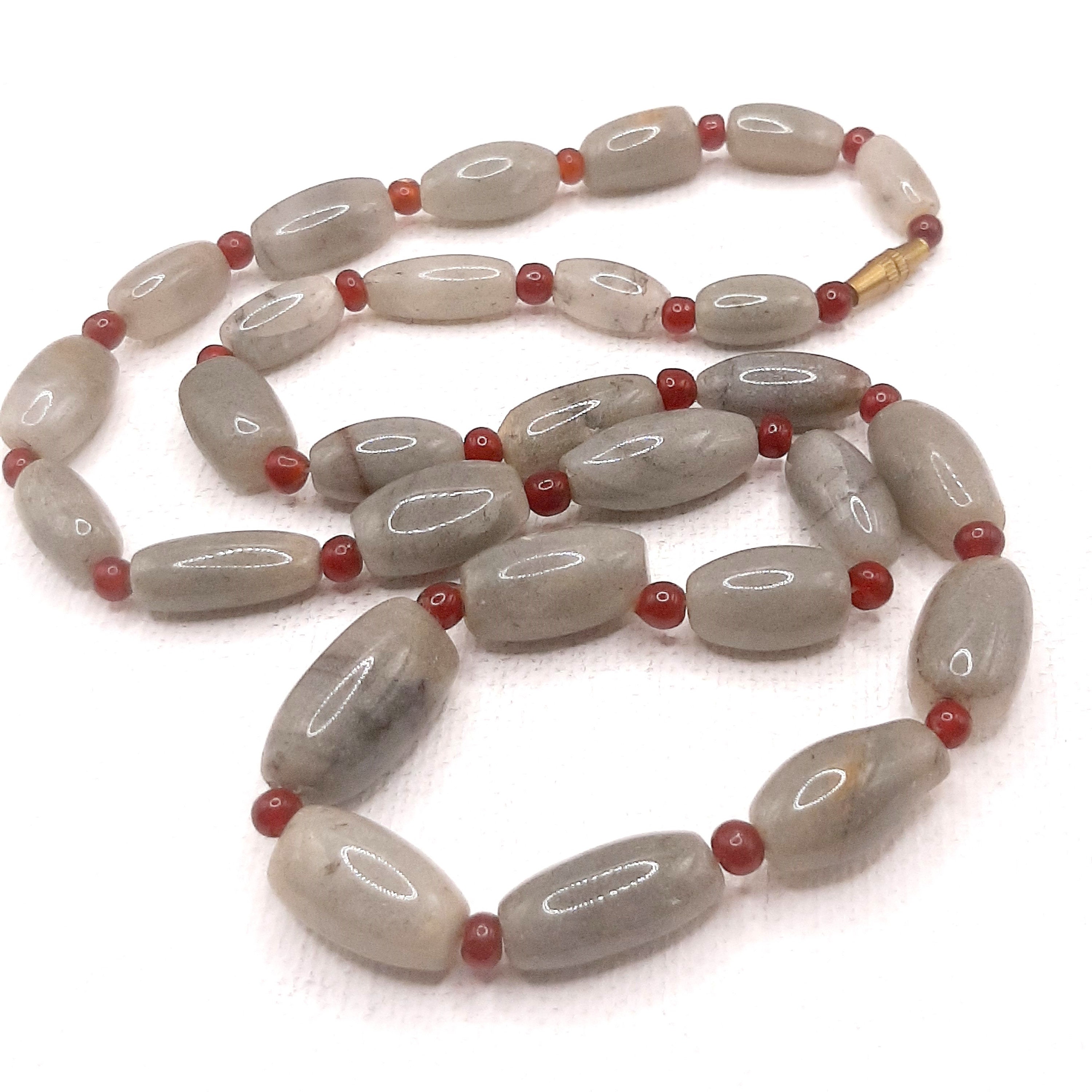 Buy Fascinate Tumble and Faceted Rice Shaped Sodalite and Red Agate Necklace  Set for Women Online at Lowest Price Ever in India | Check Reviews &  Ratings - Shop The World