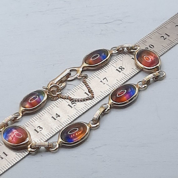 Signed 'Sarah Coventry' Bracelet... Rainbow Iris … - image 10