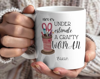 Caneca de artesanato personalizada, presente exclusivo, caneca de café, caneca de cerâmica, presente perfeito, xícara de café, presente para artesãos
