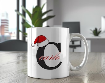 Gepersonaliseerde kerstmok, uniek cadeau, koffiemok, keramische mok, perfect cadeau, koffiekopje, koffiekopje vakantie cadeau