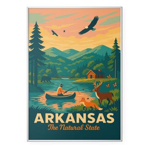 Arkansas Photo Print, Arkansas Nature Poster Print, The Natural State Wall Art | Vintage | Office | Home Decor