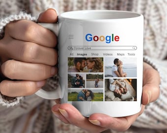 Personalized Google Search Mug, Unique Gift, Coffee Mug, Ceramic Mug, Perfect Gift, Coffee Cup, Funny Romantic Couple Gift