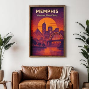 Memphis Tennessee Photo Print, Tennessee  Skyline Poster Print, Memphis Wall Art | Modern | Office | Home Decor