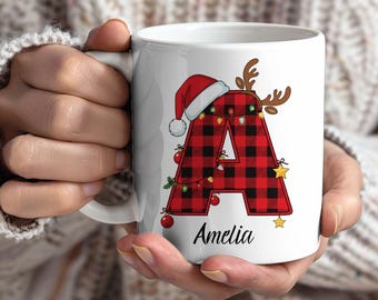 Aangepaste eerste kerstmok, uniek cadeau, koffiemok, kerstcadeau, perfect cadeau, koffiekopje, koffiekopje vakantie cadeau