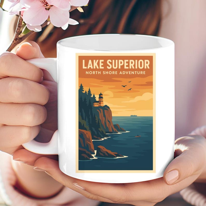 South Congress Prints Lake Superior Mug - Thumbnail 2