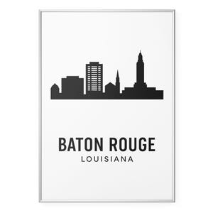 Baton Rouge Louisiana Skyline Photo Print, Minimalist Poster Print, Louisiana Wall Art | Modern | Office | Home Decor