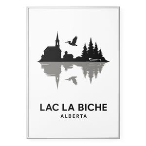 Lac La Biche Photo Print, Alberta Lake Poster Print, Nature Reflection Wall Art | Modern | Office | Home Decor