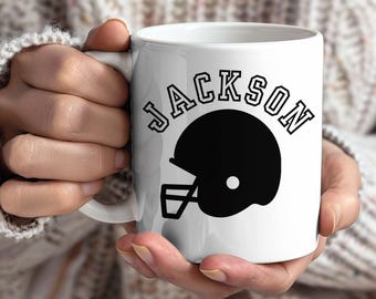 Taza de fútbol personalizada, regalo único, taza de café, taza de equipo de fútbol, regalo perfecto, taza de café, regalo de deportista