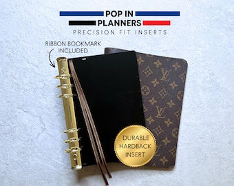 A5 Acrylic Ring Binder Insert for LV Desk Agenda Louis Vuitton - Adapter Converter 30mm Pop In Planners