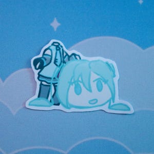 Sticker vinyle brillant Mikudayo Vocaloid Meme