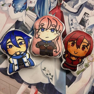 Kaito Meiko Megurine Luka Plush Pillow Keychain