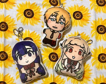 Yashiro Nene Akane Aoi Minamoto Teru Plush Pillow Keychain Toilet Bound Hanako Kun