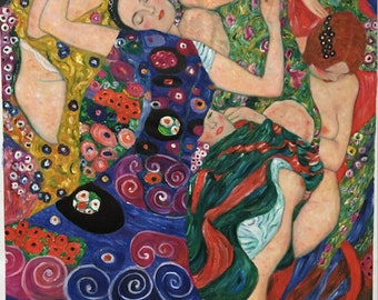 Gustav Klimt the Virgin reproduction oil painting on canvas, made to order, 100% money back guarantee