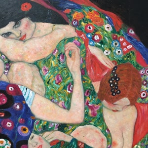 Gustav Klimt the Virgin reproduction oil painting on canvas, made to order, 100% money back guarantee image 4