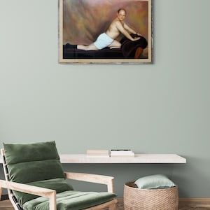 Seinfeld George Costanza Timeless Art of Seduction hand painting on canvas, 24x36, 100% money-back guarantee image 4