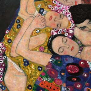 Gustav Klimt the Virgin reproduction oil painting on canvas, made to order, 100% money back guarantee image 2