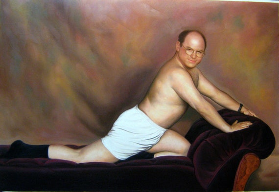 Seinfeld George Costanza Timeless Art Of Seduction Painting Etsy