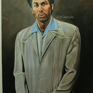 Seinfeld Cosmo Kramer reproduction painting, 24x36. 100% money back guarantee image 2