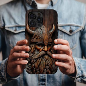 Viking Phone Case, Norse Mythology Tough Cover - Durable Cover for Norse Mythology Fans, Viking Enthusiasts - Ragnarok, Valhalla, Odin Gift