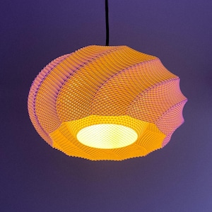 OFELIA | Modern Pendant Light - Custom Boho Chandelier Lampshade, Choice of Size and Colors