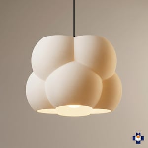 Cloud Pendant Light, Wavy Organic Minimalist Shade, 25 Colors, Plug-In or Hardwired | ALTARE