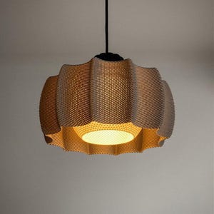 3D Printed Pendant Light, Soft-Glow Diffuser Boho, 30+ Colors, 5 Sizes | KARA