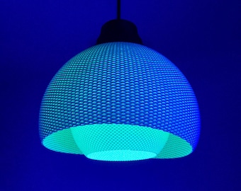 FIORE | Custom Pendant Light - Mid Century Modern Boho Lampshade, Choice of Color