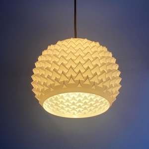 SPIKE | Hanging Lamp, Modern Pendant Light, Bohemian Ceiling Light, Vintage Lamp, Mid Century Modern, Statement Chandelier, Lampshade