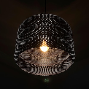 MARA | 3D Printed Statement Chandelier, Large Boho Pendant Light Shade, Dining Room Ceiling Light