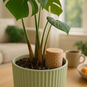 WELLIE | Watering Well, Drip Irrigation, Houseplants, Self Watering Spike, Plant Water Meter, Indoor Plant Care, Water Garden
