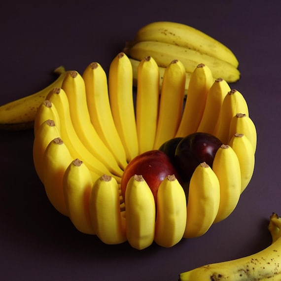 【3月期間限定特価】3Dアート　MULTIPLE BANANA 3D TROPIC | Playful Fruit-inspired Banana Bowl Shaped Like a Banana