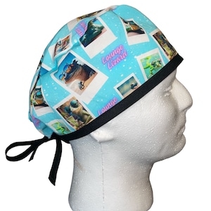 Lizard Mens/ Unisex Scrub Hat