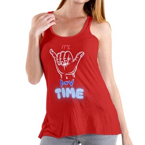 Motivational Unisex Jersey Tank, Workout Tank Top, It&#39;s My Time Sleeveless Shirt, Fitness Clothing, Inspirational Gym Apparel