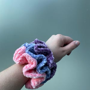 Samt häkeln Scrunchie | Haargummi | Haar-Accessoire