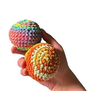 Gehaakte Hacky Sacks | 2oz | 2 dia's