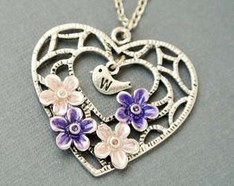 Valentine Jewelry Heart Necklace Gift for Her  Heart Pendant Jewelry Gift for Girlfriend  Love Necklace Dainty Necklace Birthday Gift