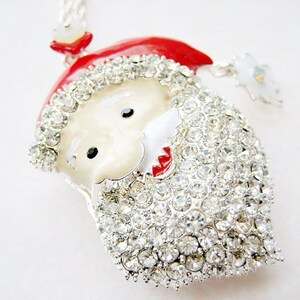 Christmas Santa Necklace for Xmas Gift