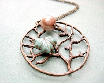 Tree Necklace,Family Tree Necklace,Tree of Life,Tree Jewelry,Family Tree,Tree Pendant,Nature Jewelry,Fall Jewelry,Gift for her,Gift for Mom