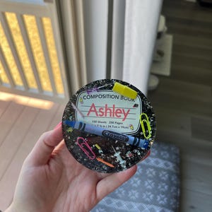 Composition Book Teacher Coaster