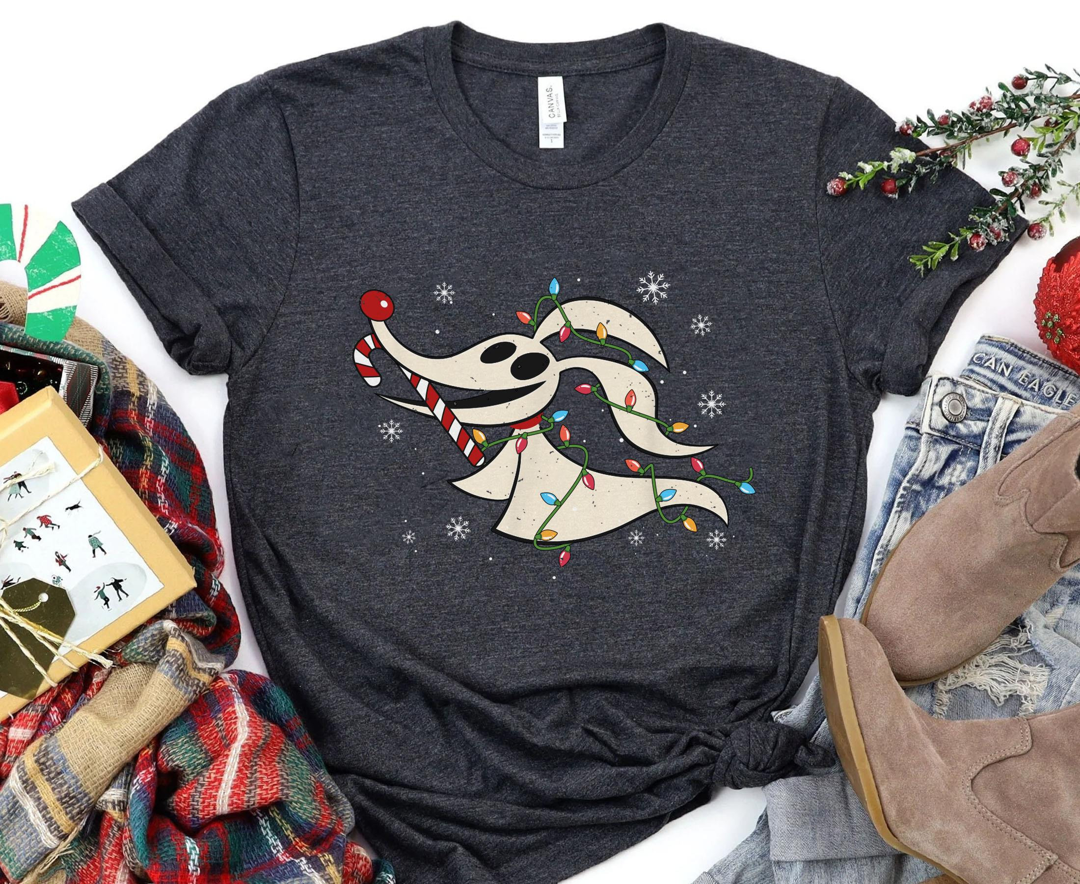 Discover Zero Dog Reindeer Red Nose Christmas Shirt