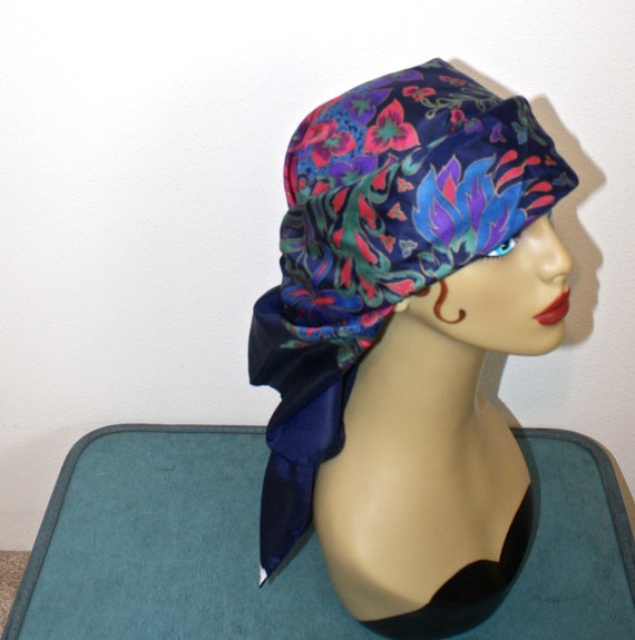 Silk Floral Hand Made Scarf . Made in Thailand . … - image 10