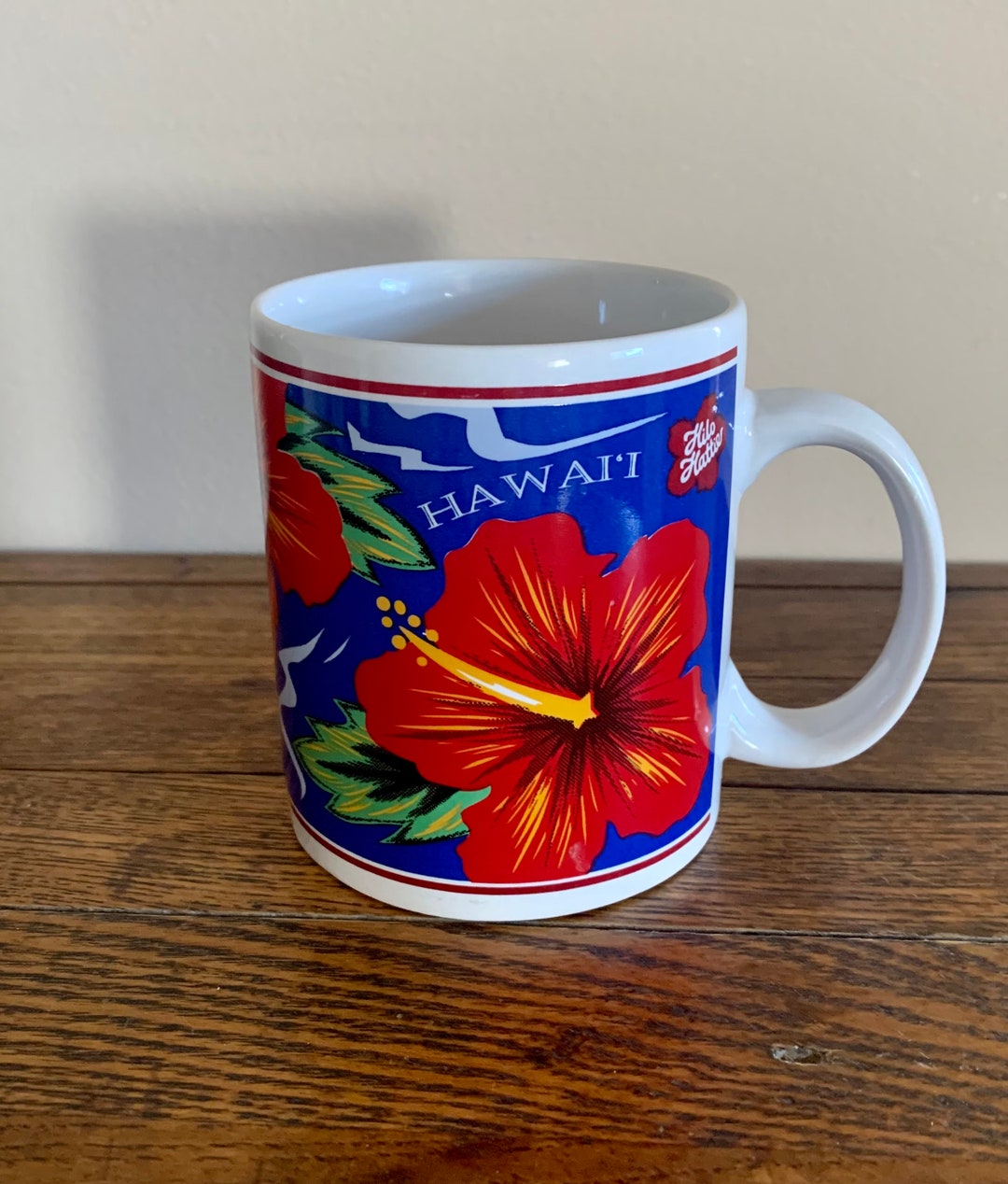 Vintage Hilo Hattie Hawaiian Coffee Mug . Tropical Floral Ceramic ... - Tropical Flowers Ceramics