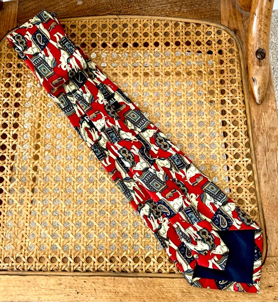RENE CHAGAL Hand Made SILK Men's Neck Tie . Dress… - image 8