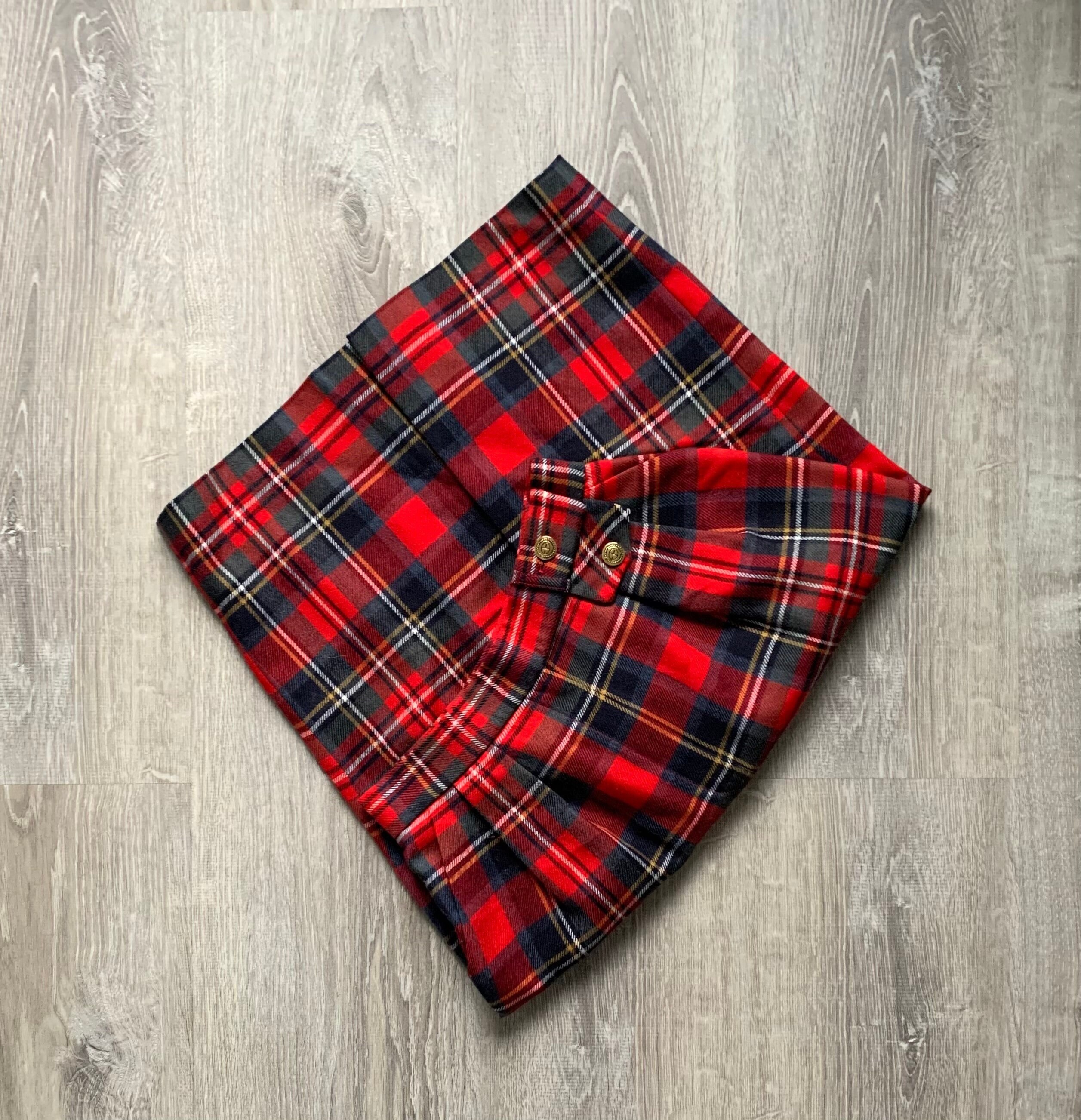 1950’sヴィンテージEvan Piconeスカート希少 Vintage Evan Picone Wool Plaid Midi Pleated Skirt Sz 8