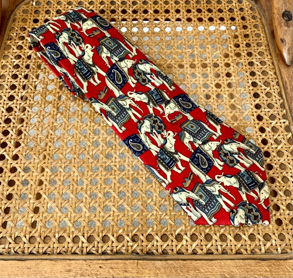 RENE CHAGAL Hand Made SILK Men's Neck Tie . Dress… - image 5